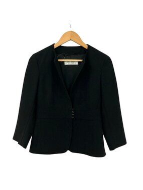 Max Mara Jacket S Black Long Sleeve